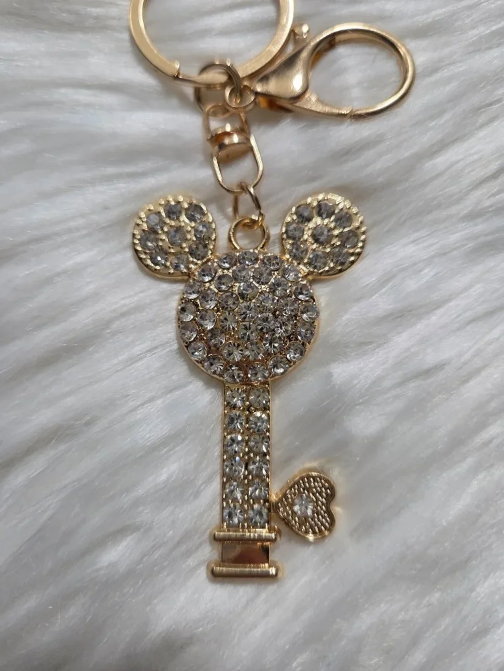 Mickey Mouse Ears Key Design Keychain